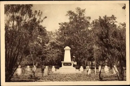 Ak Natitingou Dahomey Benin, Das Kriegsdenkmal