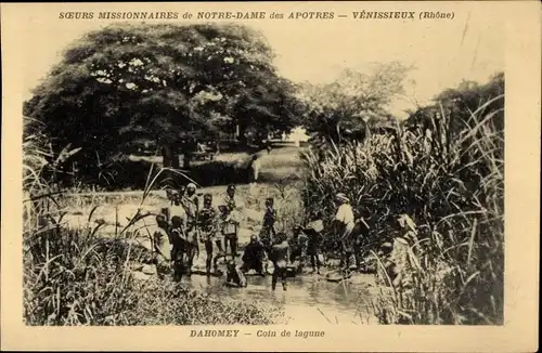 Ak Dahomey Benin, Lagoon Corner, Missionsschwestern von Notre Dame