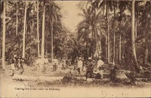 Ak Benin Dahomey, Construction d'une route