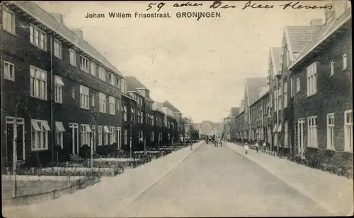 Ak Groningen Niederlande, Johan Willem Frisostraat