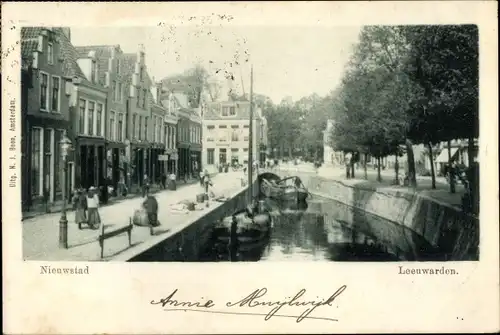 Ak Leeuwarden Friesland Niederlande, Nieuwstad