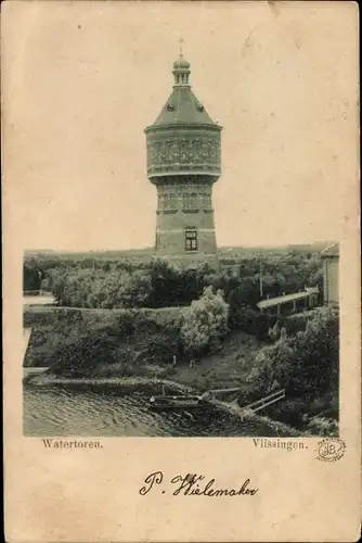 Ak Vlissingen Zeeland Niederlande, Watertoren