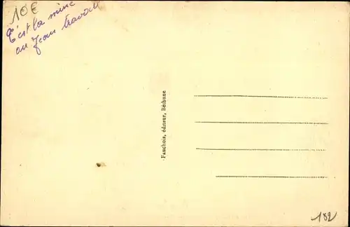 Ak Billy Montigny Pas de Calais, La Fosse No 10 des Mines de Courrieres