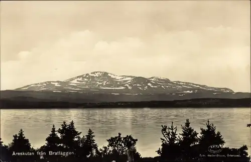 Ak Areskutan Are Schweden, frän Brattäggen