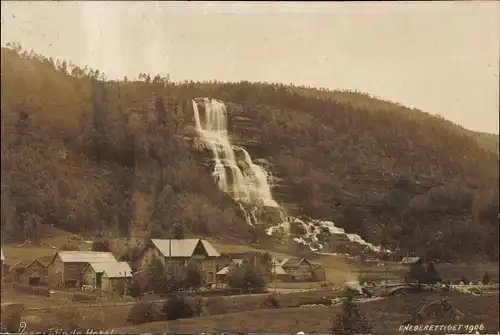 Ak Norwegen, Tvindefossen, Tvinde Hotel