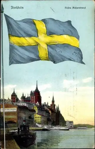 Ak Stockholm Schweden, Södra Mälarstrand