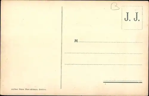 Ak Genève Genf Schweiz, Kreuzung von Rhône und Arve