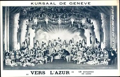 Ak Genève Genf Schweiz, Kursaal, Vers l'Azur