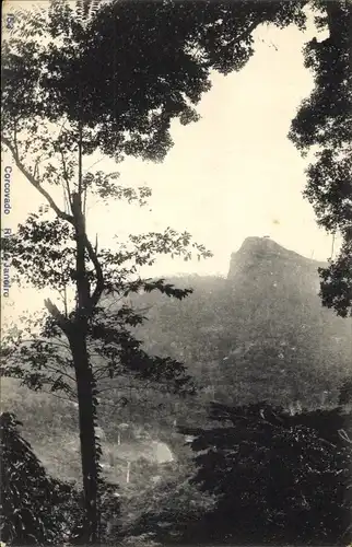 Ak Rio de Janeiro Brasilien, Corcovado