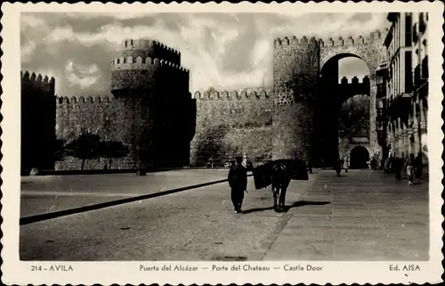 Ak Avila Kastillen und Leon, Porte del Chateau