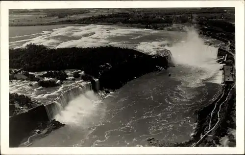 Foto Ak Niagara Falls New York USA, Blick auf Wasserfälle