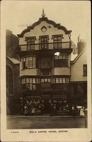 Ak Exeter Devon England, Mol's Coffee House