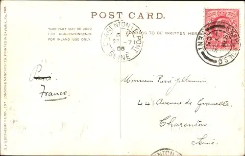 Ak St Ives Cornwall England, Church from Barnoon