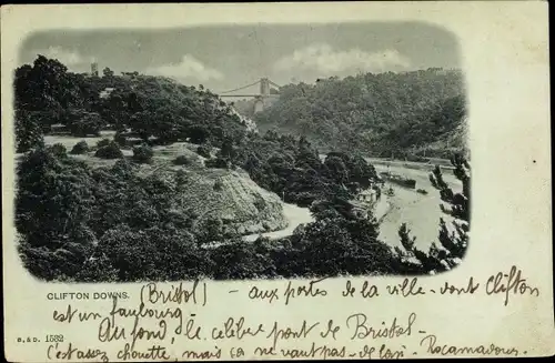 Ak Clifton Bristol South West England, Clifton Downs