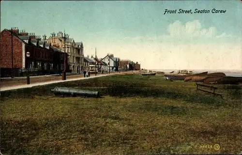 Ak Seaton Devon England, Front Street, Seaton Carew