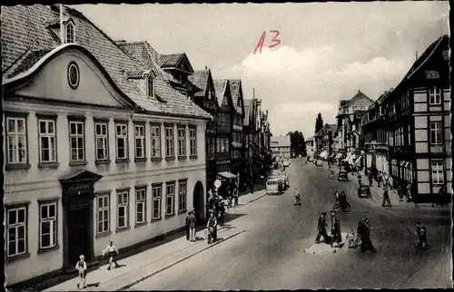 Ak Uelzen in Niedersachsen, Rathaus mit Lüneburgerstraße