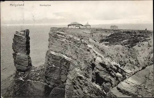 Ak Helgoland in Schleswig Holstein, Nordspitze