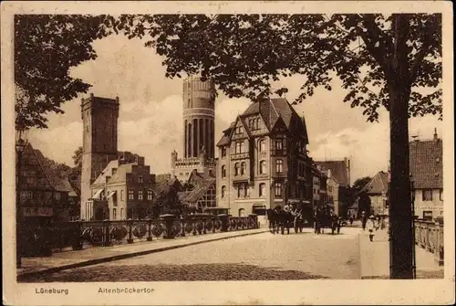 Ak Lüneburg in Niedersachsen, Altenbrückertor, Türme