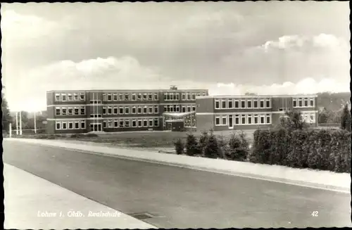 Ak Lohne in Oldenburg, Realschule