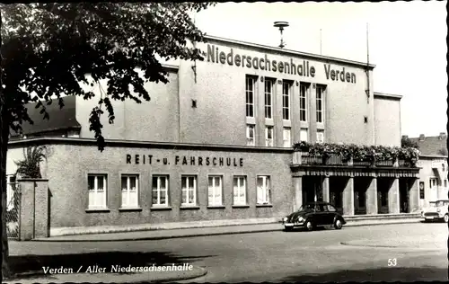 Ak Verden an der Aller, Niedersachsenhalle