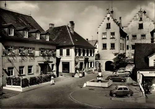 Ak Tettnang in Württemberg, Bärenplatz