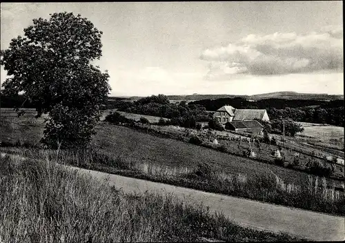 Ak Hagen Bad Pyrmont, Gasthaus Klenke, Panorama vom Ort