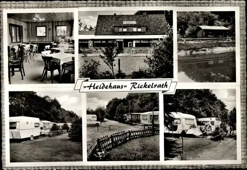 Ak Rickelrath Wegberg Nordrhein Westfalen, Gasthaus und Campingplatz Heidehaus