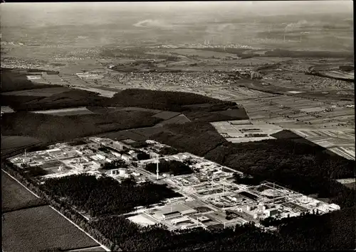 Ak Karlsruhe in Baden, Kernforschungszentrum, Luftbild