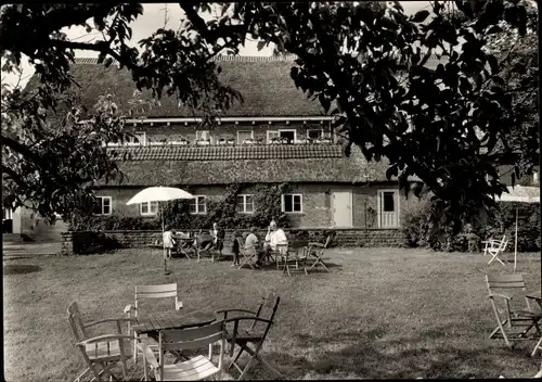 Ak Wremen Kreis Cuxhaven, Der Marschenhof mit Garten