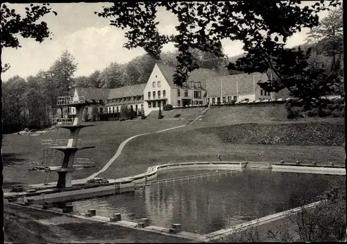 Ak Barsinghausen am Deister, Verbandsheim, Schwimmbad