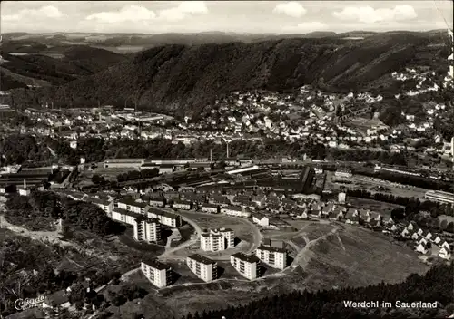 Ak Werdohl im Sauerland, Luftbild