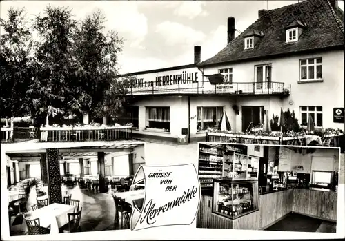 Ak Usingen im Taunus Hessen, Hotel Zur Herrenmühle, Inneres