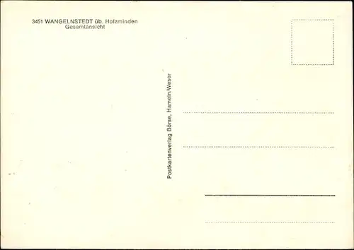 Ak Wangelnstedt Niedersachsen, Gesamtansicht