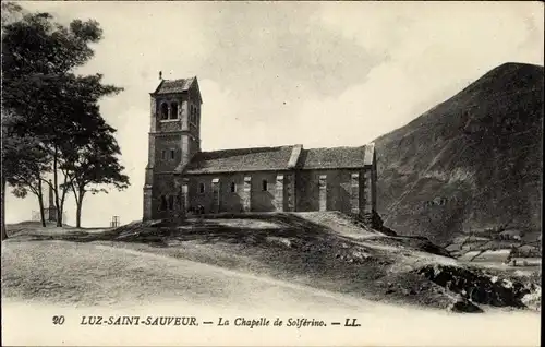 Ak Luz Saint Sauveur Hautes Pyrenäen, Die Kapelle von Solferino