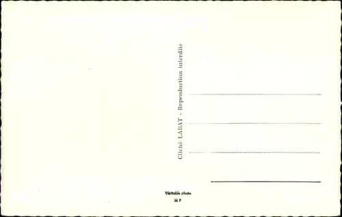 Ak Cadéac Hautes Pyrénées, Vue generale et l'Arbizon 2831 m, Vallee d'Aure