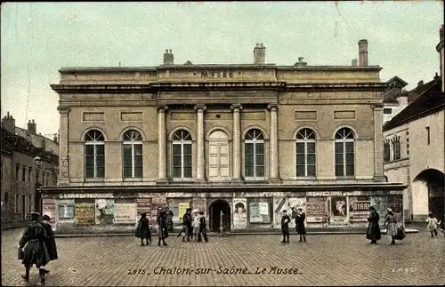 Ak Chalon sur Saône Saône et Loire, Das Museum