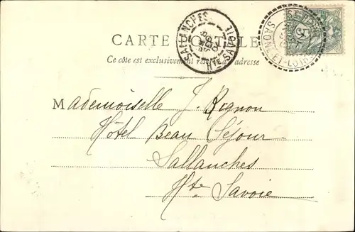 Ak Saint Point Saône et Loire, Schloss