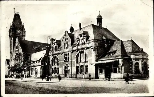 Ak Colmar Kolmar Elsass Haut Rhin, La Gare