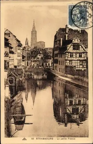 Ak Straßburg Straßburg Elsass Bas-Rhin, La Petite France
