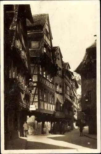 Ak Strasbourg Straßburg Elsass Bas-Rhin, Bain aux Plantes