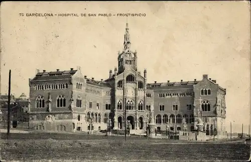 Ak Barcelona Katalonien Spanien, Hospital de San Pablo