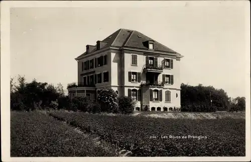 Ak Prangins Kanton Waadt, Les Rives