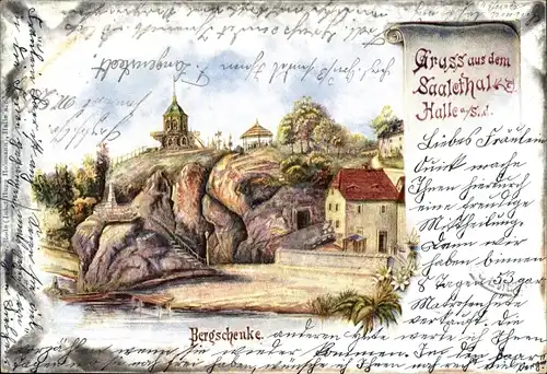 Künstler Litho Halle an der Saale, Bergschenke