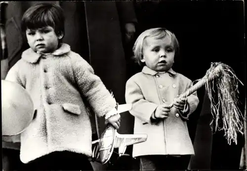 Ak Prins Maurits en Prins Friso, Soestdijk 1970