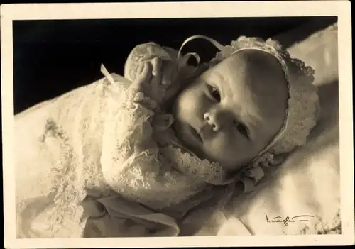 Ak Prinzessin Beatrix der Niederlande als Baby, 1938