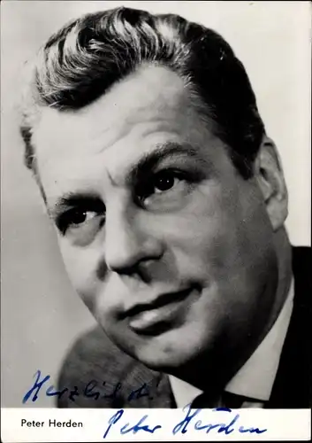 Ak Schauspieler Peter Herden, DEFA Film, Die Premiere fällt aus