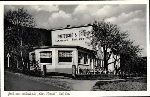 Ak Bad Ems an der Lahn, Höhenhaus Zum Obertal