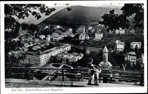 Ak Bad Ems an der Lahn, Kurmittelhaus, Römerbad