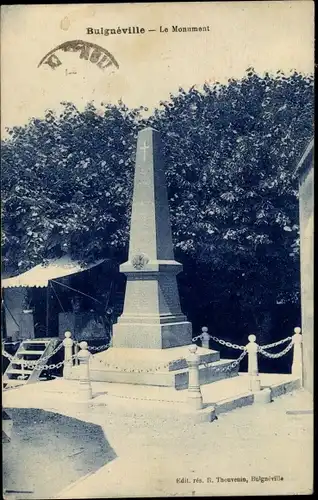 Ak Bulgnéville Lorraine Vosges, Das Denkmal