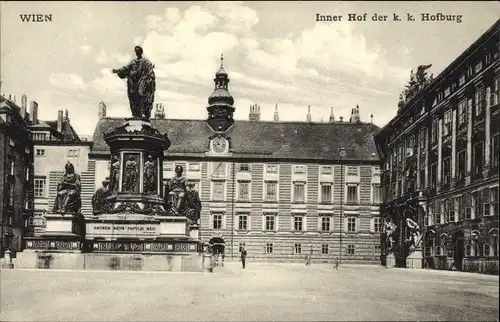 Ak Wien 1 Innere Stadt, Innerer Hof der k. k. Hofburg